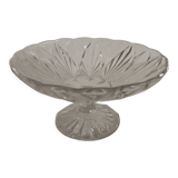 Glass pedestal bowl