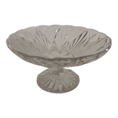 Glass pedestal bowl