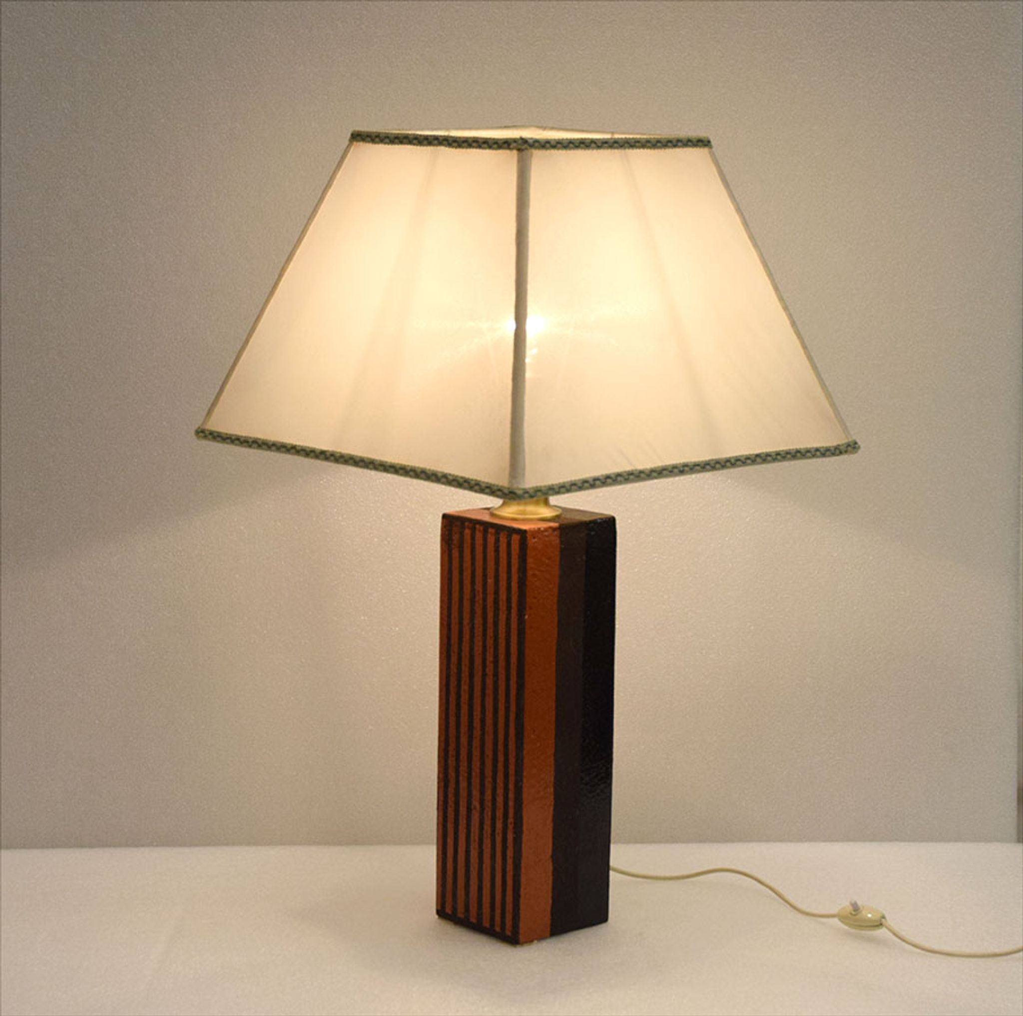 Lampe de table en céramique par Raymor Bitossi années 1960