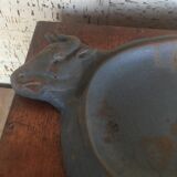 Cast iron butcher's counter plate