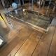 Table basse Belgo Chrome de style Hollywood Regency