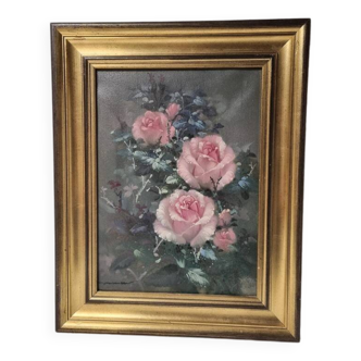 Bouquet of roses painting
