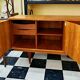 Enfilade pieds compas et cuir par Malora 1955