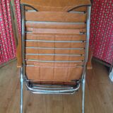 Vintage leather lounge chair