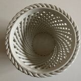 Ceramic pot cover from Bassano 1960 numbered Italian work