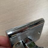 Chromed metal bathroom set