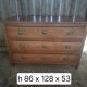 Louis XVI period commode in solid cherry wood (ombp)