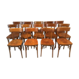 Set of 14 bistro chairs
