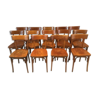 Set of 14 bistro chairs