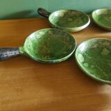 5 cups, Vallauris ceramic pans