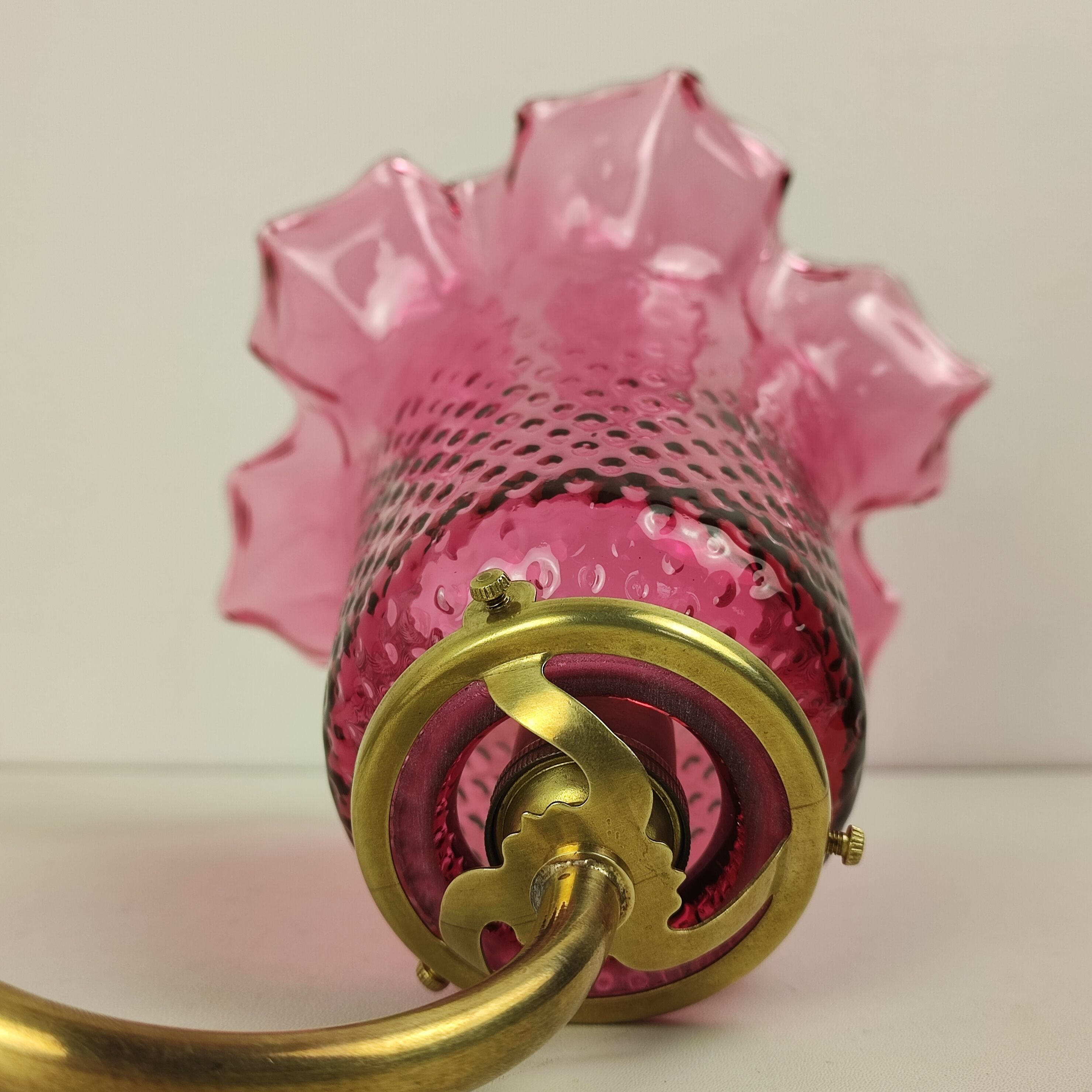 Vintage brass wall lamp