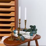 Vintage Danish Malm Candleholders, 1950s, Set of 4