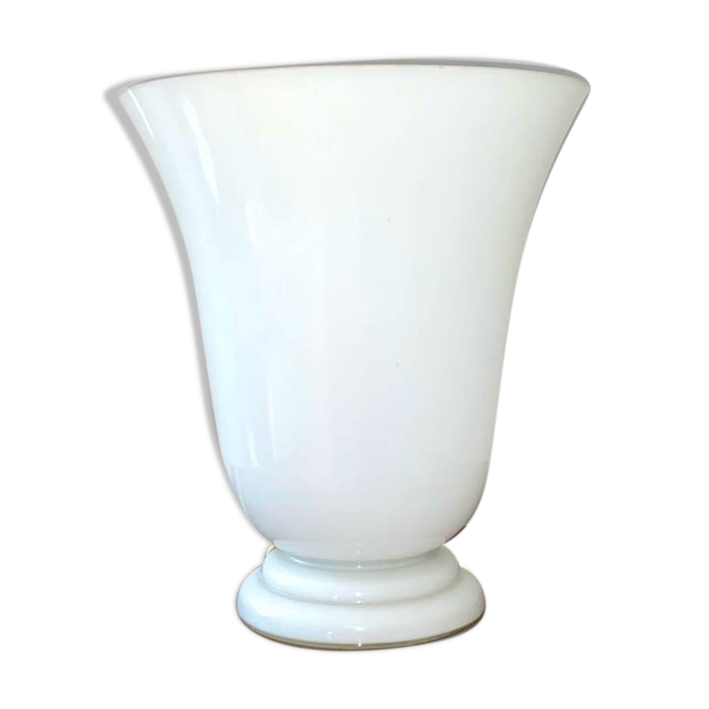 Opaline Lamp Art Deco Tulip CVV Vianne