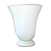 Lampe tulipe Art Déco en opaline par CVV Vianne