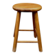 Vintage solid wood stool – 4 legs – Scandinavian style