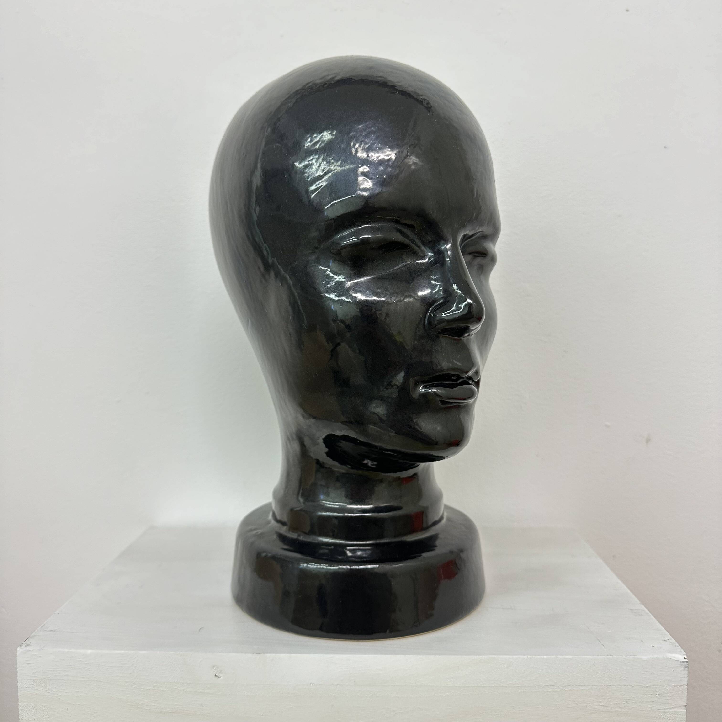 Mid-Century Ceramic mannequin Head from Scheurich West Germany , 1970s