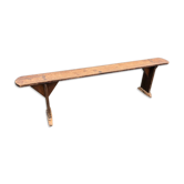 19th oak school bench