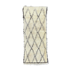 Vintage Moroccan berber carpet Beni Ouarain 85x210 cm