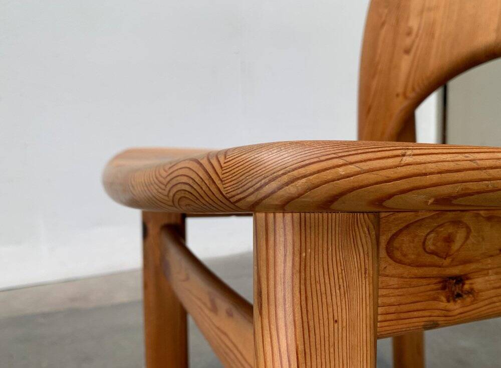 Danish pine chairs from the mid-century by Niels Koefoed for Glostrup, 1960s, set of 4.