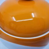 Heinrich Germany complete service in white and orange porcelain Space Age 1970