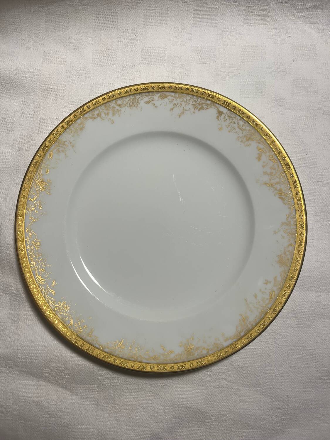 Haviland Limoges plates – Gold gilding – Prestige service