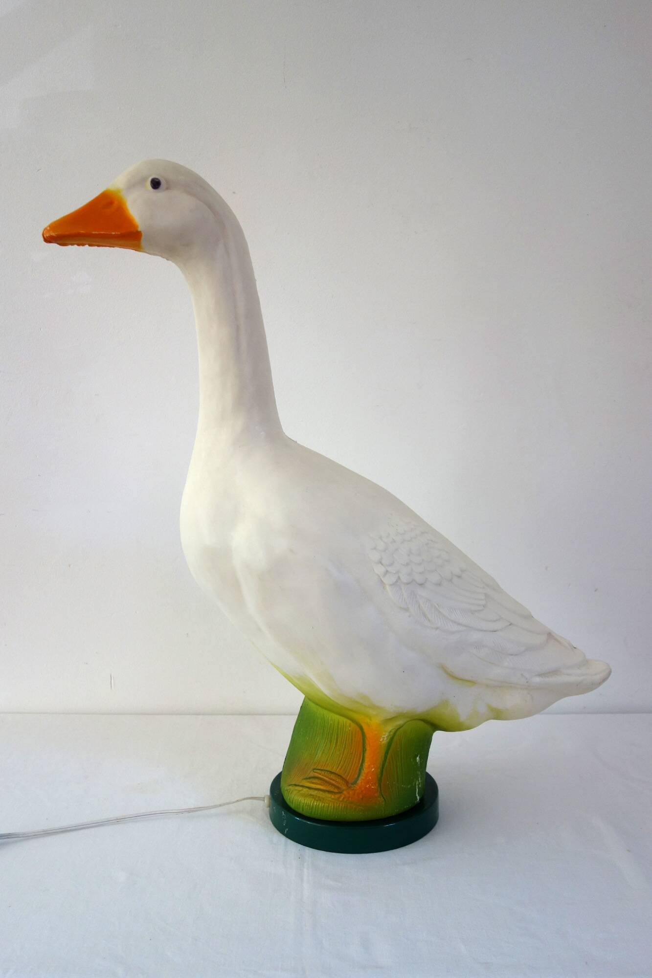 Vintage Gladys Goose goose lamp, 70/80s USA