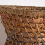 Large antique wicker vase (c.1920) #4