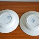 Lot of 2 hollow plates Sarreguemines, Favorite collection