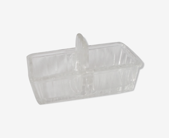 Sel poivre bacs ronds verre moulé