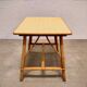 Rattan side table
