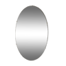 Chiseled oval mirror