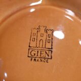 Set of 6 round plates with Gien France compartments