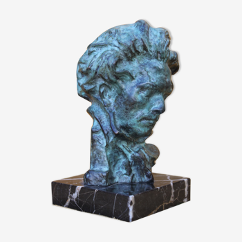 Bronze "Beethoven" by P. Le Faguays