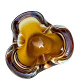 Murano ashtray from the 70s in blown glass