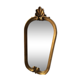 Miroir ancien en bois doré 36x55cm
