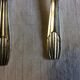 12 mocha spoons, silver metal
