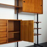 Bookcase italian teak of the 1950s
