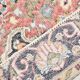 Red & Navy Blue Oriental Persian Rug, 207x315Cm