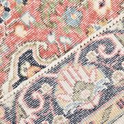 Tapis oriental persan rouge et bleu marine, 207 x 315 cm