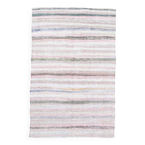 5x8 Handmade Turkish Vintage Kilim Rug, 166x257Cm