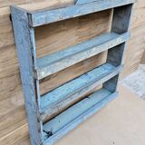 Burmese teak wall shelf