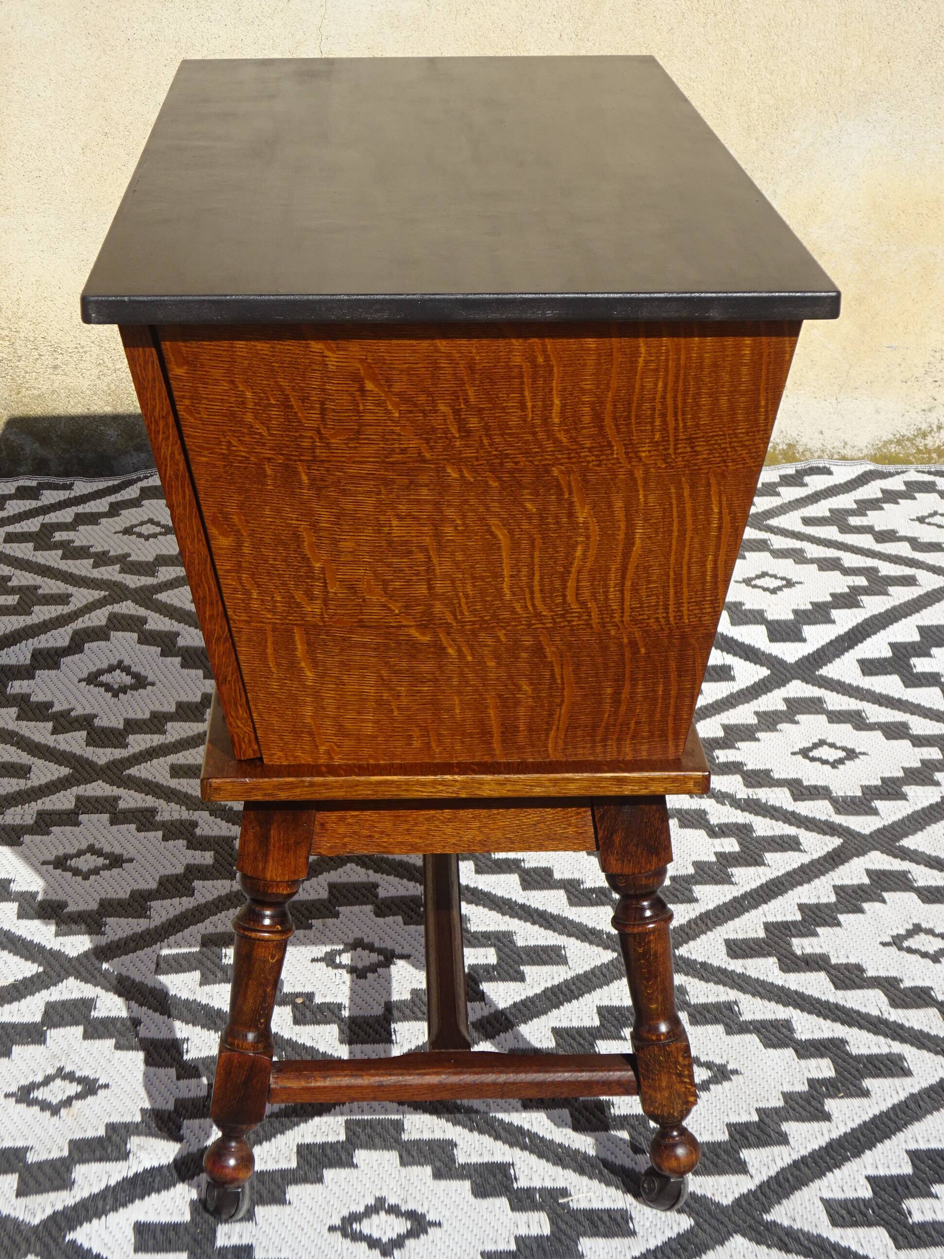 Dough table on wheels