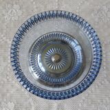 Glass and metal fruit cup