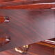 English Mahogany Desk Queen Anne Style, 1970s