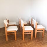 6 fully restored elm chairs
