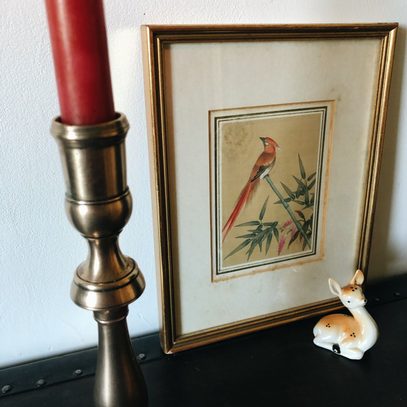 Vintage brass candlestick
