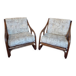 Paire de fauteuils en