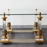 Coffee table in the style of Maison Charles, Hollywood Regency style, 1970