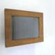 Photo frame in wood and glass