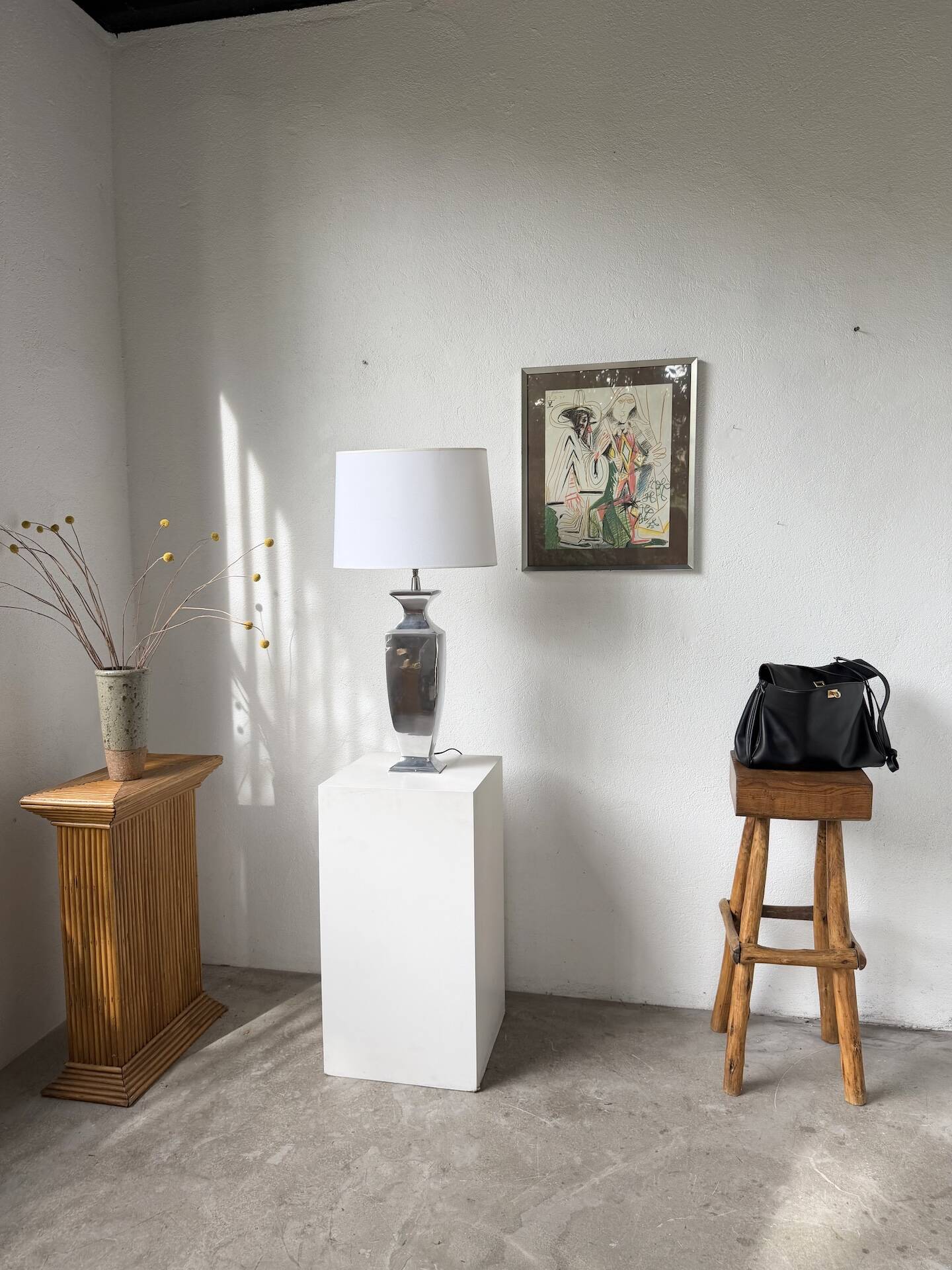 XL lamp made of aluminium 1980